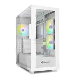 SHARKOON CASE REBEL C60 RGB WHITE RGB