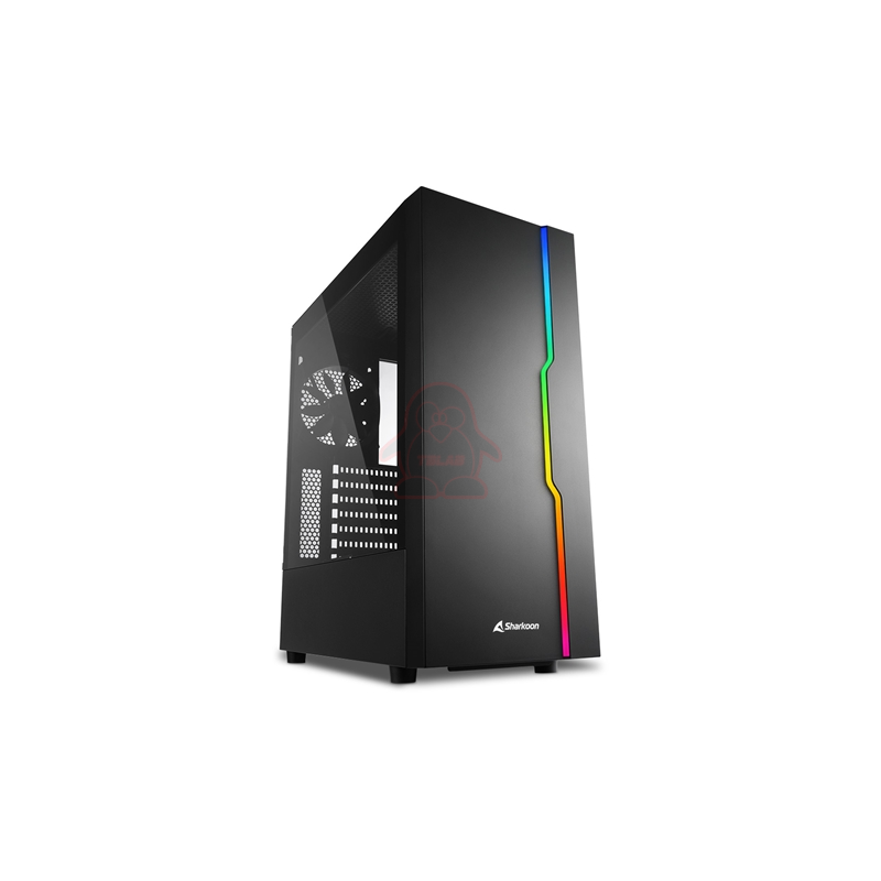 SHARKOON CASE ATX 1XUSB 2.0, 2XUSB 3.0, VETRO TEMPERATO, 1X 120MM FAN FRONT, 7 SLOT ESPANSIONE, ARGB CONTROLLER, PANNELLO FRONTALE ILLUMINATO