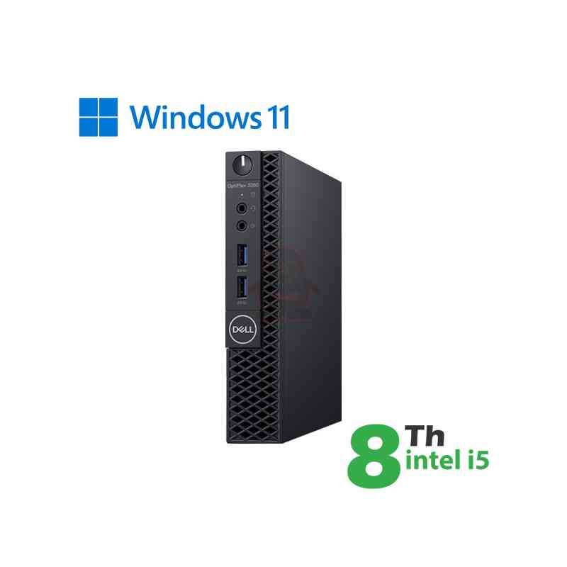 RINOVO MINI PC DELL OPTIPLEX 3060-5060M I58X00 SODDR4 16GB SSD 480GB W11P NO DVD GRADEA 1Y WARRANTY
