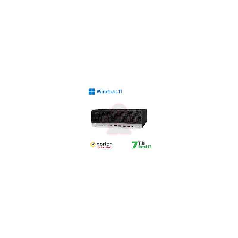 RINOVO PC HP 600-800 G3 SFF i3-7X00 DDR4 8GB SSD 256GB W11P NO DVD GRADE A 1Y + NORTON