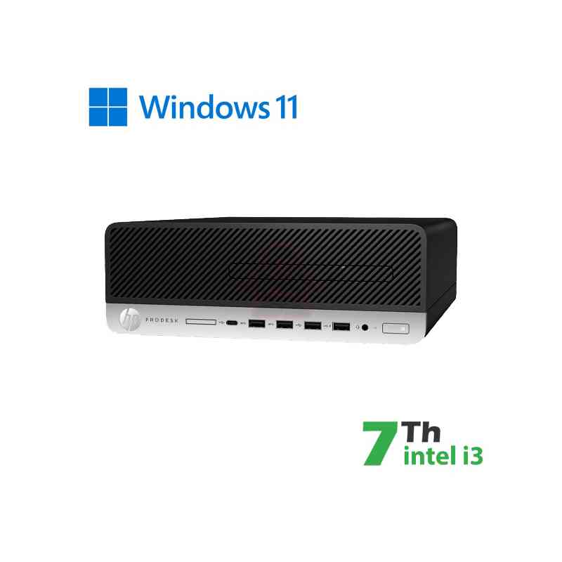 RINOVO HP PC REFURBISHED 600-800 G3 SFF I3-7X00 DDR4 16GB SSD 480GB W11P NO DVD GRADE A 1Y