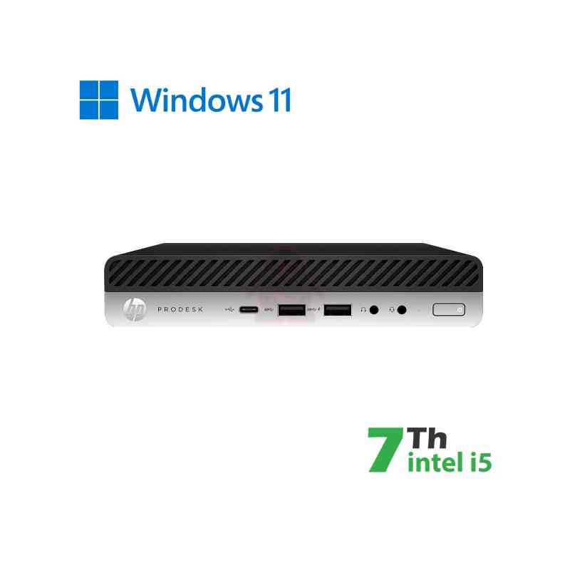 RINOVO HP ULTRA MINI PC REFURBISHED DM  600 800 G3 I5-7X00T SODDR4 16GB SSD 480GB W11P NO DVD 1Y