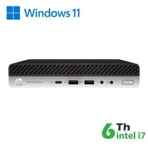 RINOVO HP ULTRA MINI PC DM REFURBISHED 600 800 G3 I7-6X00T SODDR4 16GB SSD 480GB W11P 1Y