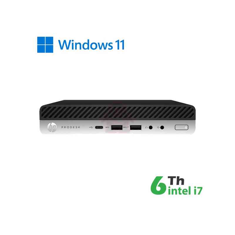 RINOVO HP ULTRA MINI PC DM REFURBISHED 600 800 G3 I7-6X00T SODDR4 16GB SSD 480GB W11P 1Y