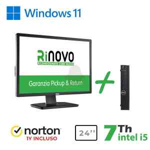 RINOVO DELL MINI PC REFURBISHED OPTIPLEX 3050-7050M RN45534311 I5-7X00 16GB SSD 512GB W11P + NORTON