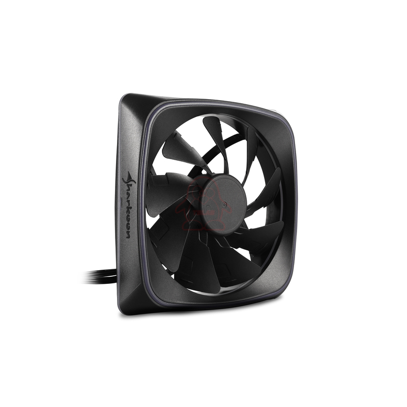SHARKOON VENTOLA CASE RGB SHARK LIGHTS, 1000 RPM, CONNETTORE A 3 PIN, 12V, LUNGHEZZA CAVO 45CM