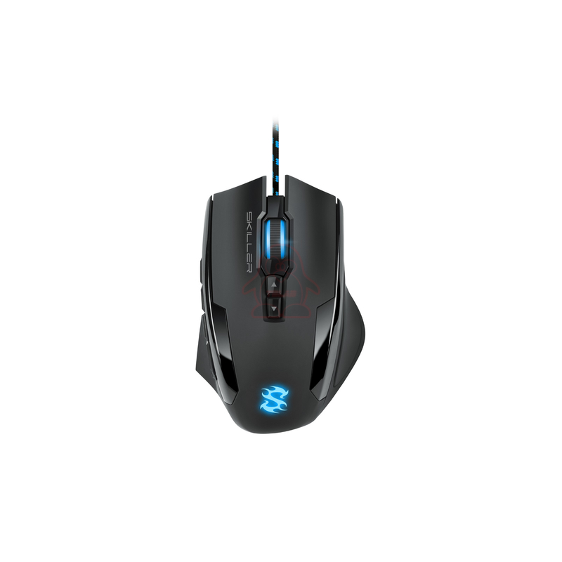 SHARKOON MOUSE GAMING SKILLER-SGM1, 1600 DPI, RGB, 6 TASTI CONFIGURABILI, USB, 1.8MT