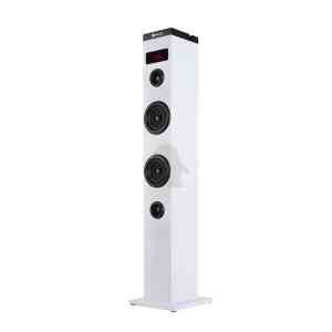 NGS ALTOPARLANTE 50W BLUETOOTH  2 TORRI USB RADIO FM AUX, BIANCO