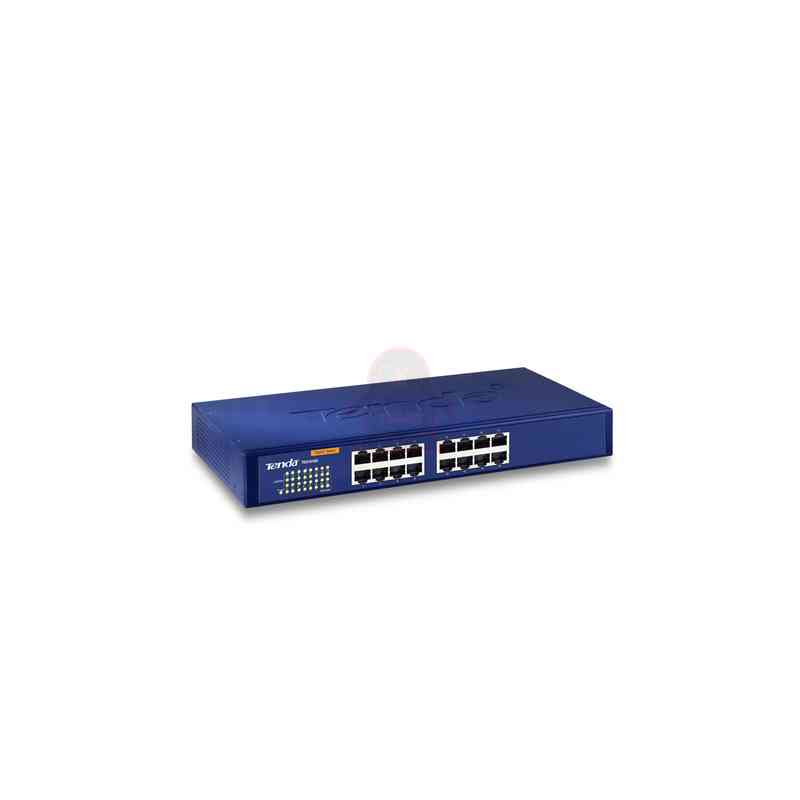 TENDA SWITCH 16 PORTE GIGABIT UNMANAGED DESKTOP/RACKMOUNT