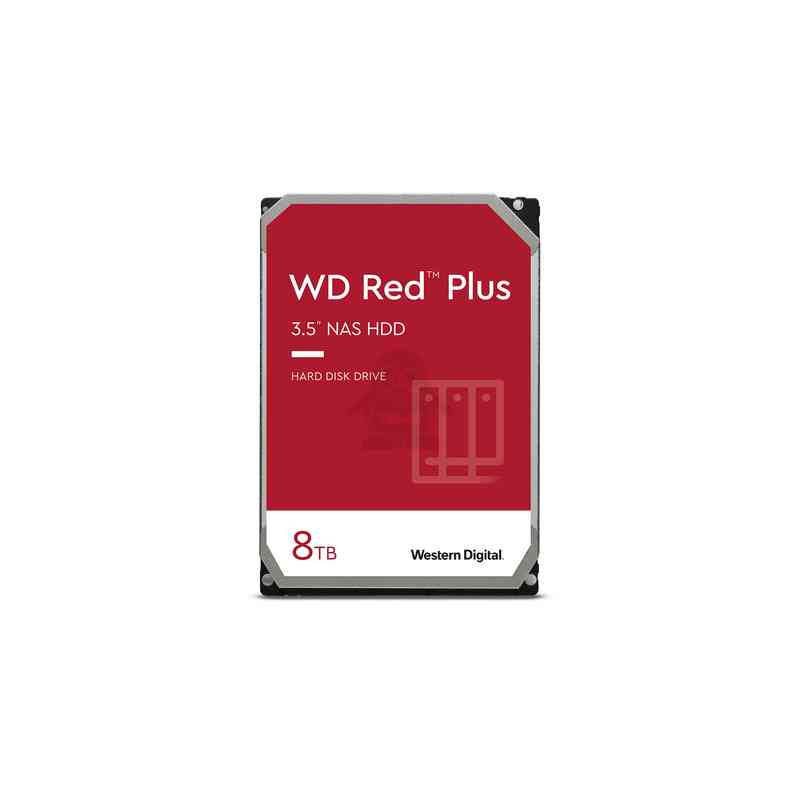 WESTERN DIGITAL HDD RED PLUS 8TB 3.5 SATA 6GBS 5640 RPM 256MB BUFFER