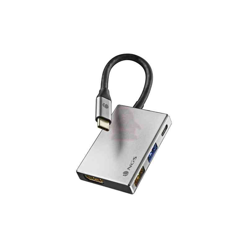 NGS ADATTATORE MULTIPORTA USB-C DA 4 A 1 IN ALLUMINIO