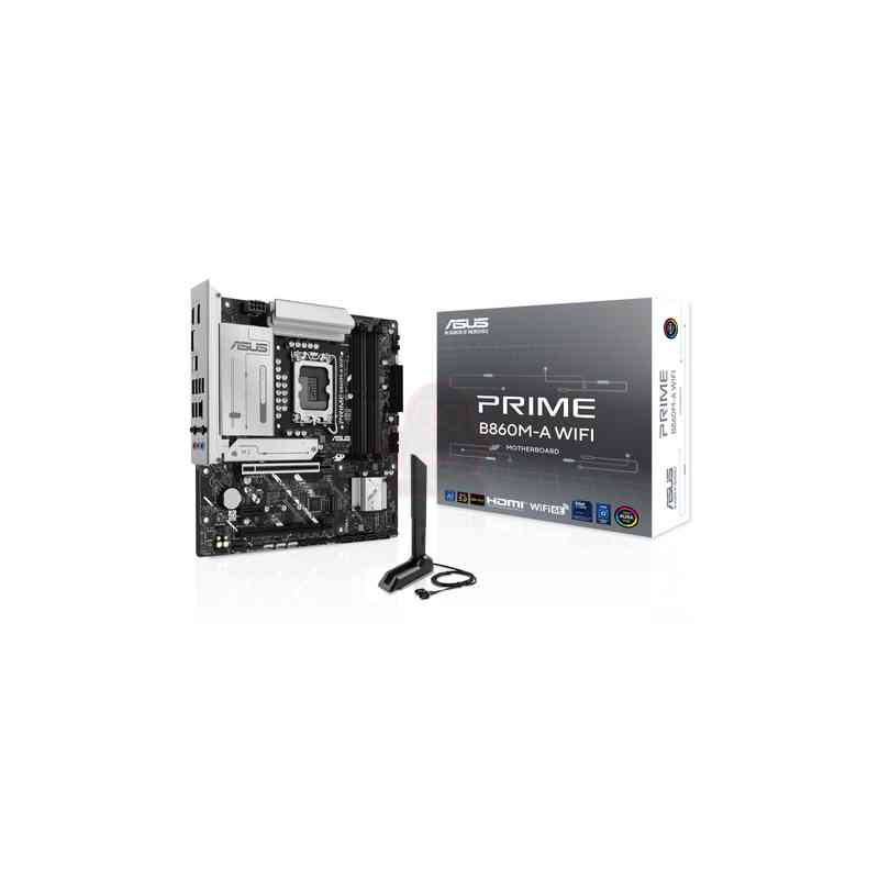 ASUS PRIME B860M-A WIFI Intel B860 LGA 1851 (Socket V1) micro ATX