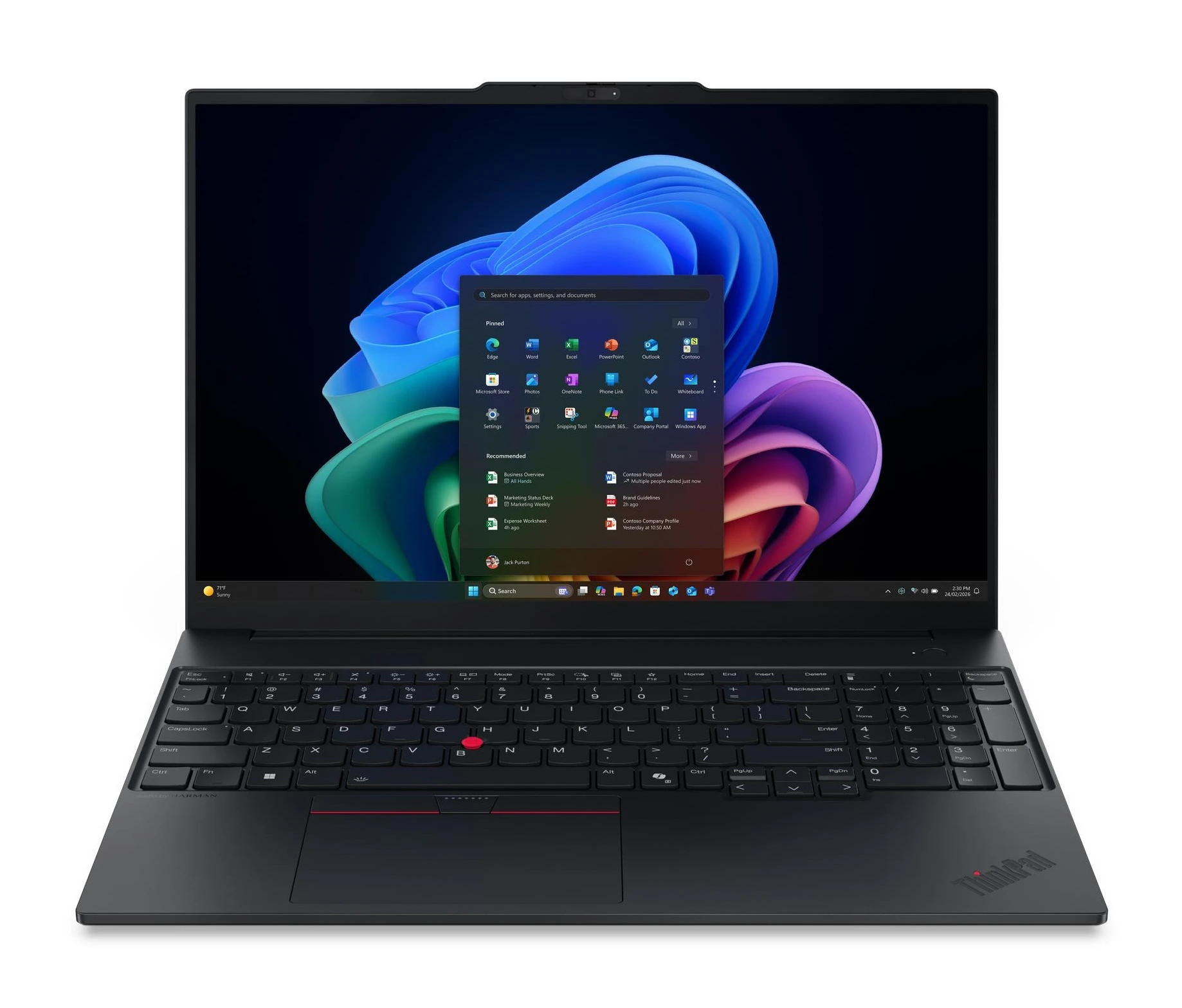 Lenovo ThinkPad E16 Gen 4 (Intel) Copilot+ PC Intel Core Ultra 5 325 Computer portatile 40,6 cm (16") WUXGA 16 GB DDR5-SDRAM 512 GB SSD Wi-Fi 7 (802.11be) Windows 11 Pro Italiano Nero