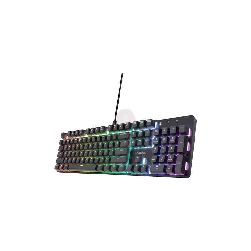 Trust GXT 871 Zora tastiera Gaming USB Italiano Nero