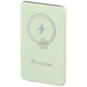 Verbatim Charge 'n' Go Polimeri di litio (LiPo) 5000 mAh Carica wireless Verde
