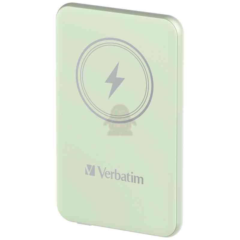 Verbatim Charge 'n' Go Polimeri di litio (LiPo) 5000 mAh Carica wireless Verde
