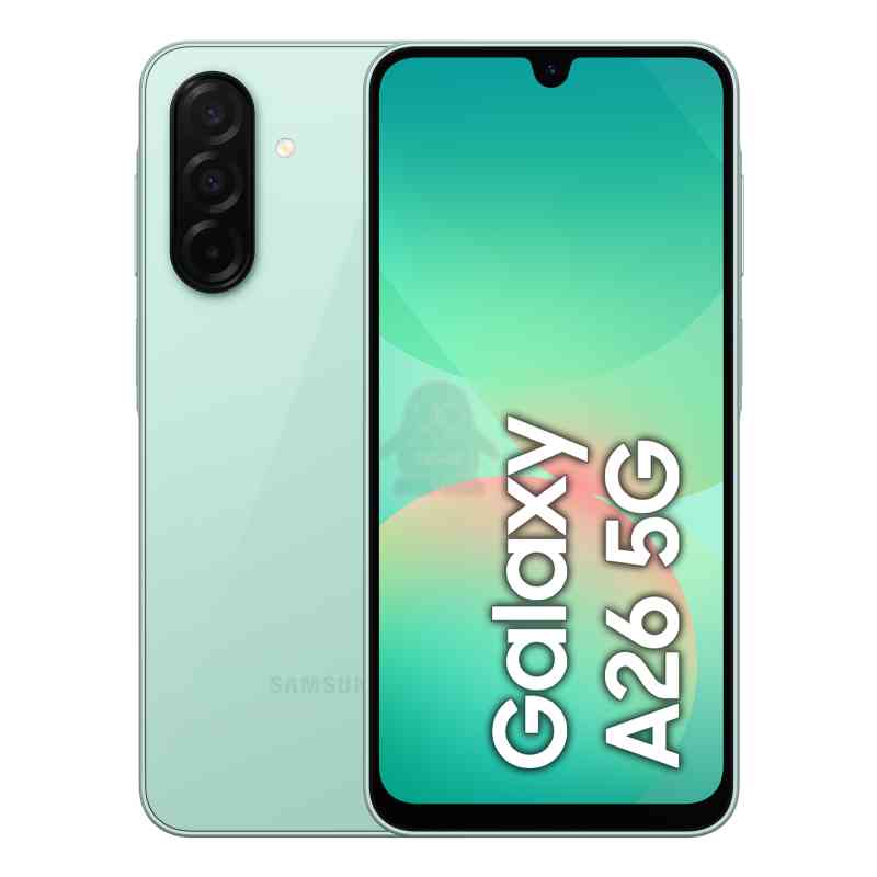Samsung Galaxy A26 5G, Smartphone con Funzioni intelligenti, Display Super AMOLED 6.7”, 6GB RAM, 128GB, Batteria 5.000 mAh, memoria espandibile, Mint
