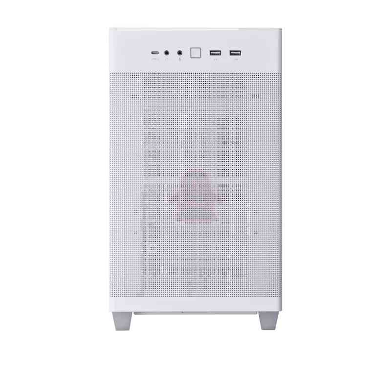 ASUS PRIME AP201 CASE TG WHITE Mini Tower Bianco