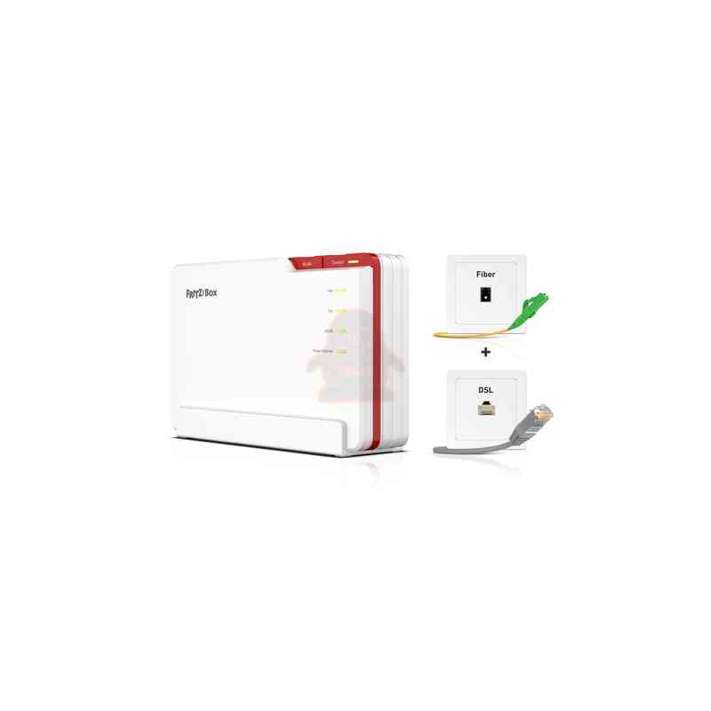 FRITZ!Box 5690 Pro International router wireless 2.5 Gigabit Ethernet Tri-band (2,4 GHz/5 GHz/6 GHz) Bianco