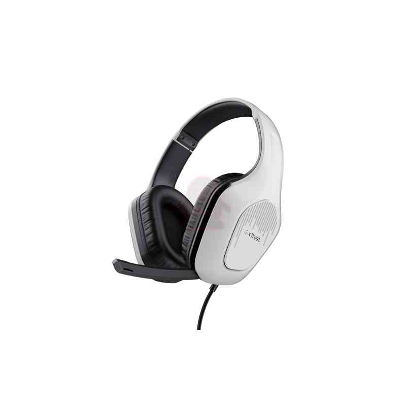 Trust GXT 415W Zirox Auricolare Cablato A Padiglione Gaming Bianco