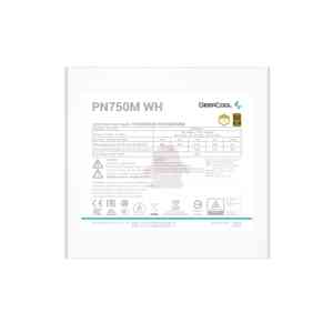 DEEPCOOL ALIM. PN750-M 750W WH GOLD ATX3.1 PCIe 5.1 F.MODULARE  R-PN750M-FC