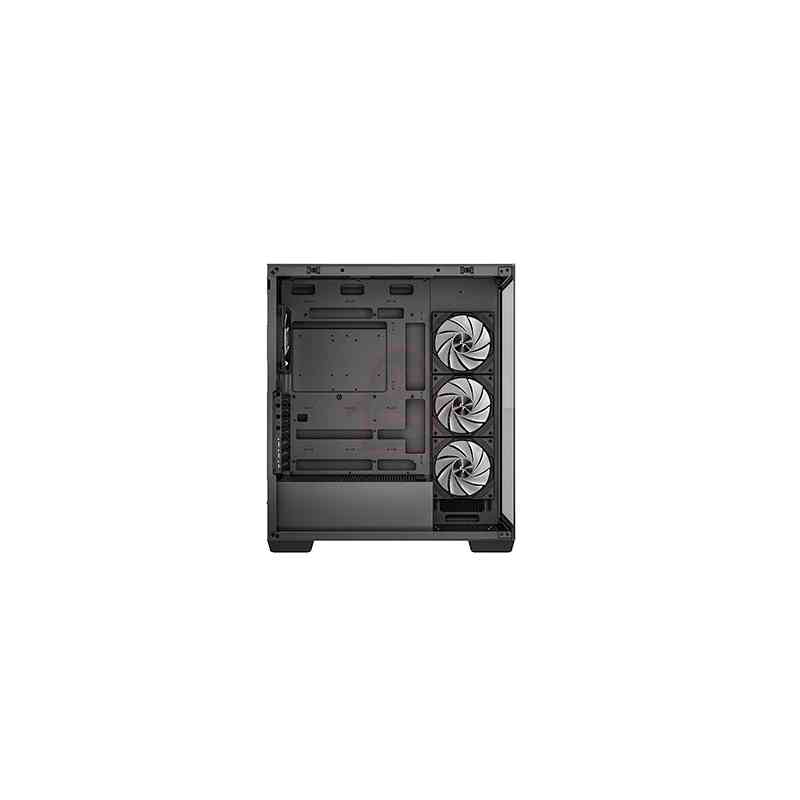 DEEPCOOL CASE MID TOWER CG580 4F 2*TG 4x120 PWM+ARGB FAN