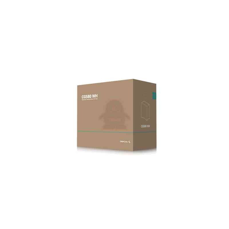 DEEPCOOL CASE MID TOWER CG580 BIANCO  R-CG580-WHNDA0-G-1