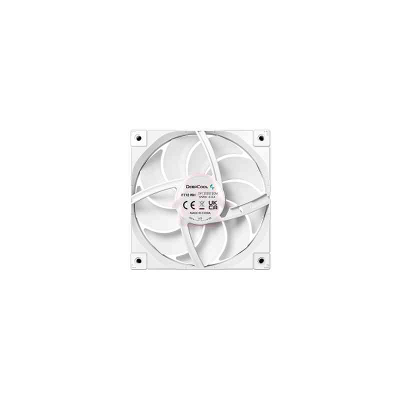 DEEPCOOL VENTOLE CASE FT12  BIANCA 12CM POTENTE SILENZIOSA DURATURA 4PIN PW