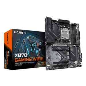 GIGABYTE X870 GAMING WIFI6 Scheda Madre - Supporta CPU AMD Ryzen 9000, 8+2+2 fasi VRM, fino a 8000MHz DDR5 (OC), 1xPCIe 5.0 + 2xPCIe 4.0, Wi-Fi 6, LAN 2.5GbE, USB 4