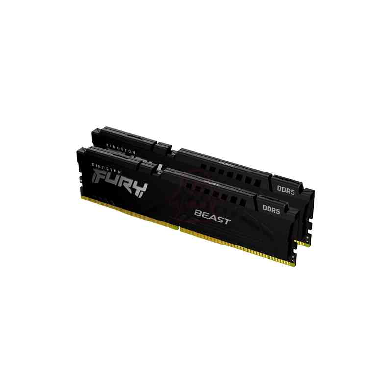 Kingston Technology FURY Beast 64GB 6000MT/s DDR5 CL30 DIMM (Kit of 2) Black EXPO
