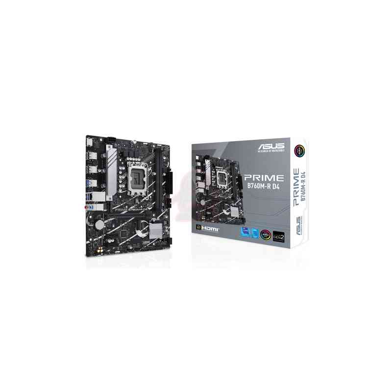 ASUS PRIME B760M-R D4 Intel B760 LGA 1700 micro ATX