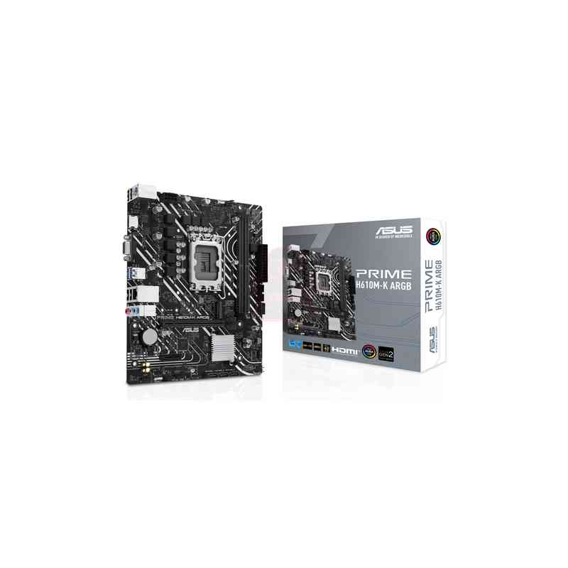 ASUS PRIME H610M-K ARGB Intel H610 LGA 1700 micro ATX