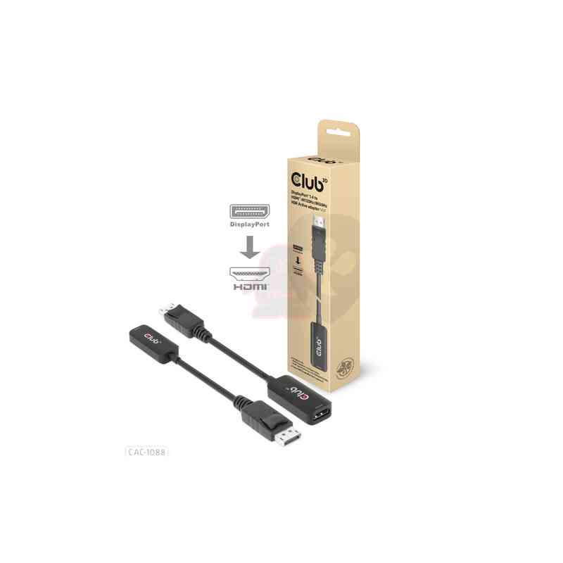CLUB3D CAC-1088 cavo e adattatore video 0,21 m DisplayPort HDMI Nero