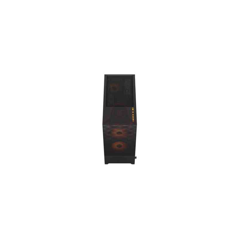 FRACTAL CASE MID TOWER POP AIR RGB ORANGE CORE TG CLEAR TINT