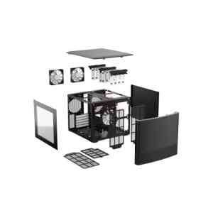 FRACTAL CASE MINI ITX NODE 804 BLACK FD-CA-NODE-804-BL-W