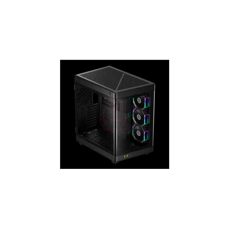 GAMDIAS CASE FULL TOWER NESO P1 PRO B 2*TG 3xAEOLUS P2 DISPLAY (ORIZ&VERT)