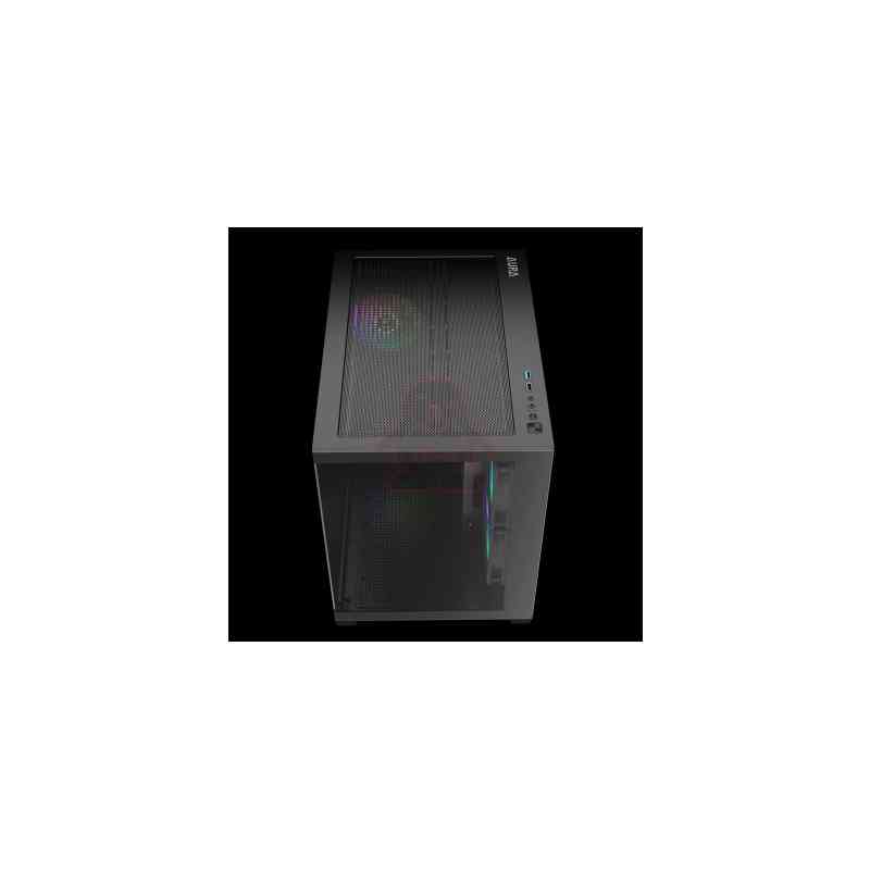 GAMDIAS CASE MICRO TOWER AURA GC10M ARGB 2*TG 3x120mm ARGB FILTRO MAGNETICO