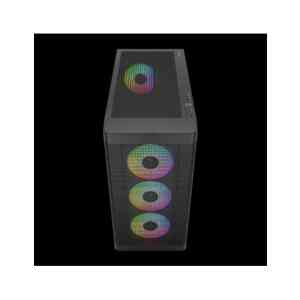 GAMDIAS CASE MID TOWER ATHENA M3 4x120mm PWN FAN ARGB CON 8 PORT HUB