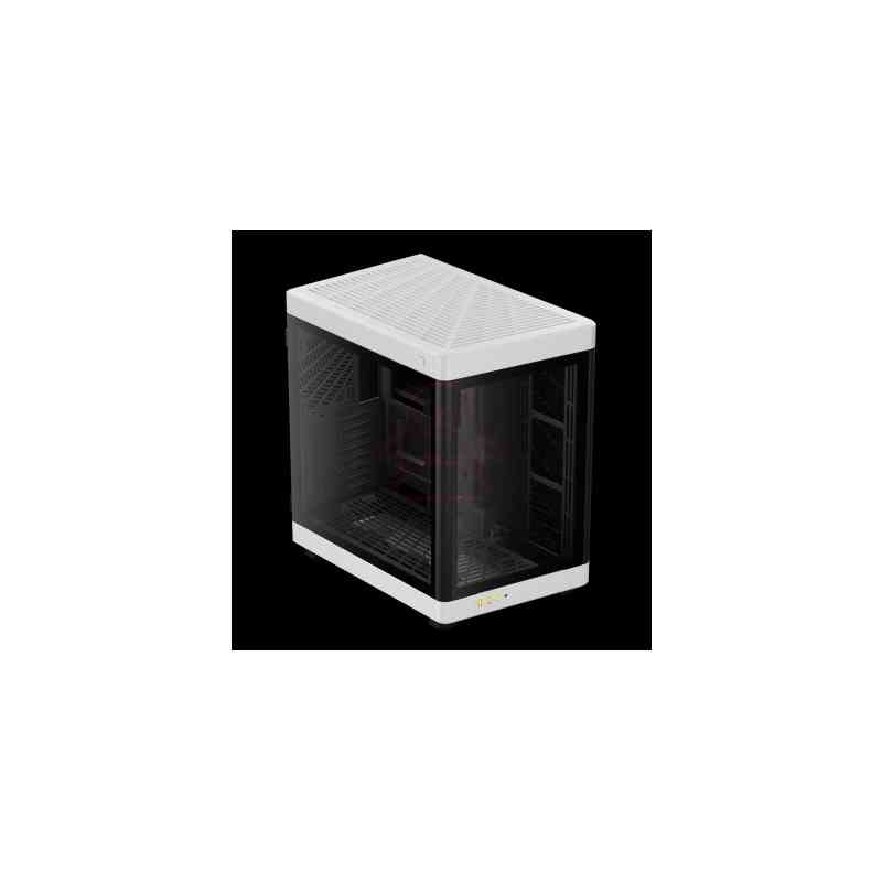 GAMDIAS CASE TOWER NESO P1 BW BIANCO/NERO 2*TG 5V ARGB MB (x RTX4090..)