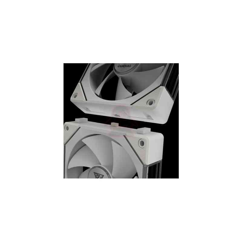 GAMDIAS VENTOLA CASE AEOLUS P2-1201 BIANCO ARGB PWM FAN 120mm