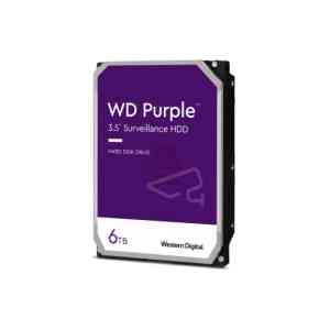 HD WD PURPLE WD64PURZ 6TB SATA3 256MB per VIDEOSORVEGLIANZA EU