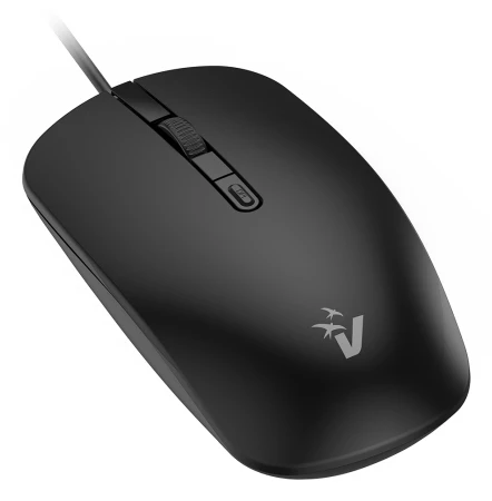 Vultech MOU-10N mouse Casa Ambidestro USB tipo A Ottico 2000 DPI