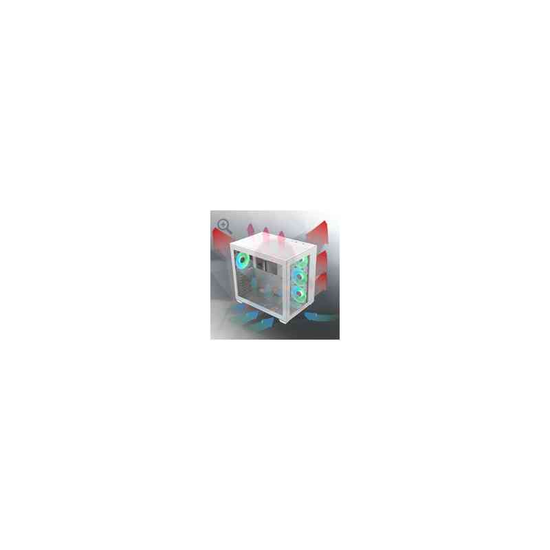 RAIJINTEK CASE M.TOWER  PAEAN C7 WHITE TG4 4xARGB FAN 4xTG 410mmVGA