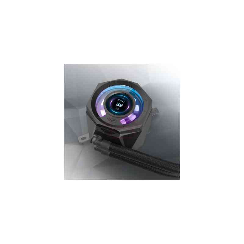 RAIJINTEK RAFF CPU LIQUIDO CYCLOPS 360 BLACK ARGB PWN LCD TFT 1.4 0R10B0022