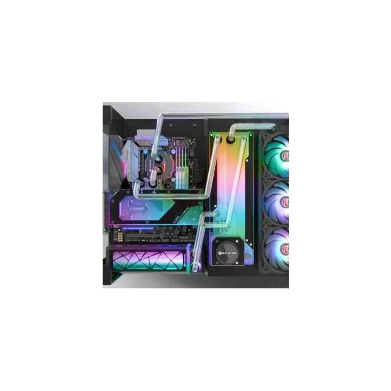 RAIJINTEK SERBATOI  ANTILA PURE R100B BLK 5V ARGB H173mm 400ml G1/4''