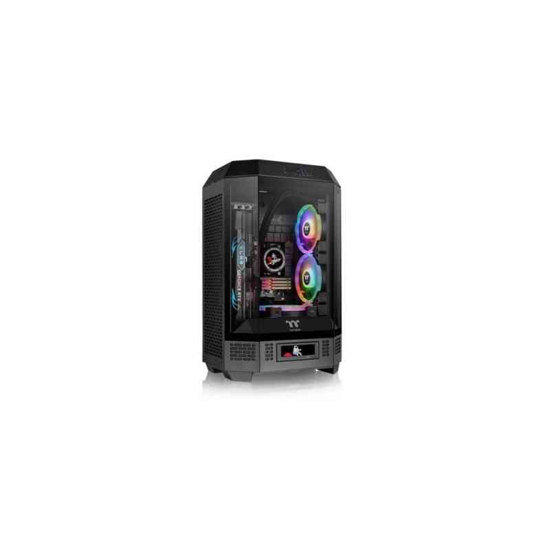 THERMALTAKE CASE MICRO THE TOWER 300 BLACK WIN SPCC 3*TG 2FAN*CT140 METAL P