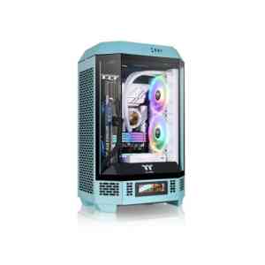 THERMALTAKE CASE MICRO THE TOWER 300 TURQUOISE  WIN SPCC 3*TG 2FAN*CT140 ME