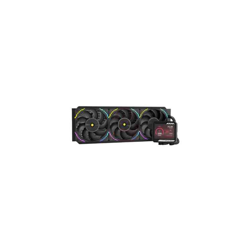 VALKYRIE RAFF. CPU LIQUIDO V360 NERA LCD IPS 3.5'' 60Hz ARGB VK-AIOV360B