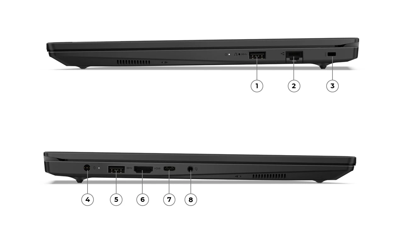 Lenovo V15 G5 IRL Intel Core 5 210H Computer portatile 39,6 cm (15.6") Full HD 8 GB DDR5-SDRAM 512 GB SSD Wi-Fi 6 (802.11ax) Windows 11 Pro Nero Italiano